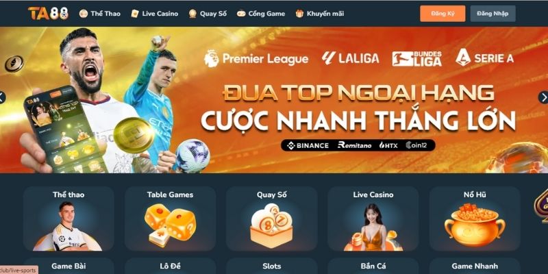 Hệ thống game cá cược được đánh giá cao tại TA88